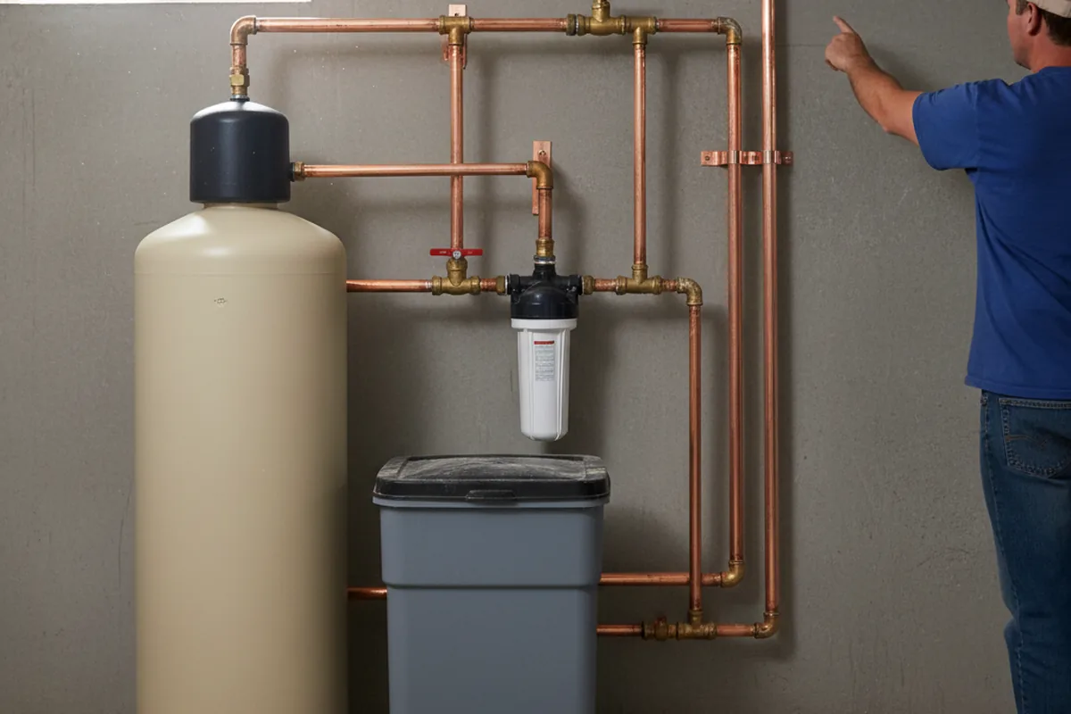 Whole-house water treatment system installed in Burdine